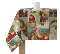 BELUM | Mantel Navidad | Mantel antimanchas Mesa Rectangular Resinado | Mantel resinado (tacto plastificado) | Mantel Mesa | Mantel Mesa hogar (300X140 cm)