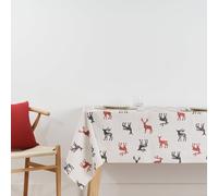 BELUM | Mantel Navidad | Mantel antimanchas Mesa Rectangular Resinado | Mantel resinado (tacto plastificado) | Mantel Mesa | Mantel Mesa hogar (140X140 cm)