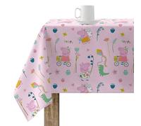 BELUM | Mantel Peppa Pig 250x140 cm Mantel resinado (Tacto plastificado) Antimanchas Modelo Peppa Pig Free Time 1