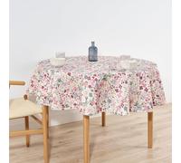 BELUM | Mantel Redondo Diámetro 100 Antimanchas 100% Algodón Resinado, No Hule, Tacto Algodón, Impermeable, Repelente Líquidos
