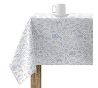 BELUM | Mantel Resinado Antimanchas Masterchef Tamaño: 250x140 cm Modelo: 0400-61 Tejido: 100% Algodón - Mantel NO Hule Tacto algodón Muy Suave - Mantel Impermeable Repelente líquidos