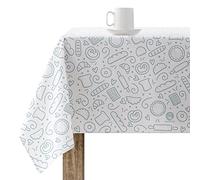 BELUM | Mantel Resinado Antimanchas Masterchef Tamaño: 300x140 cm Modelo: 0400-39 Tejido: 100% Algodón - Mantel NO Hule Tacto algodón Muy Suave - Mantel Impermeable Repelente líquidos