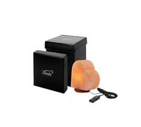 Bembo Calidad de Autor Lámpara de Sal del Himalaya en Forma de Corazón USB, LED Multicolor - Sal Natural, 9 x 7 x 10,5 cm - Idea de Regalo Romántica.