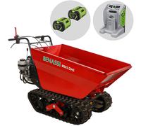 Benassi M503E DH - Carretilla eléctrica con motor EGO - 2x 56V 12Ah - Volteo hidráulico