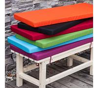 Bench Cushion 2/3 Seater Indoor, Outdoor Garden Bench Cushion, Swing Seat Cushions, Soft Washable No Slip Seat Mat para Patio Citchen Dinning Banch Swing Chair (gris oscuro, 50 x 20 x 5 cm)