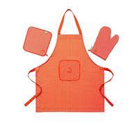 Benetton - Set 3 Piezas Delantales (Set 3 Piezas Rojo)