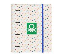 Carpeta Equipada BENETTON Topitos, Din-A4 4 Anillas 30 mm.