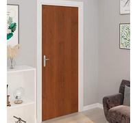 Benkeg Láminas Autoadhesivas Puertas 2 Uds PVC Color Roble Claro 210X90Cm, Láminas para Puertas Universales