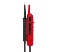 Benning 020023 Probador de Voltaje / Continuidad "Profipol +", Rojo / Negro