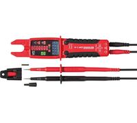 Benning, pinza amperimétrica TRUE RMS, de circuito abierto, 200A AC, 1000V AC/DC, 50 kΩ, detección de campo rotatorio, 1 unidad.