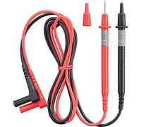 Benning Sonda ancho seguridad puntas de prueba, rojo/negro, multicolor, 044145