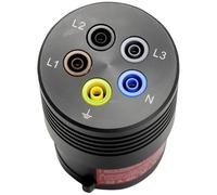 BENNING TA 7-32 - Adaptador de medición (para medir Riso, ZLoop/ZLine, prueba RCD, campo giratorio, voltaje y frecuencia, medición a enchufes CEE de 5 pines de 32 A) 44041