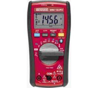Benning TRMS, multímetro digital, 1500 V CA, 2000 V CC, 10 A CA/CC, datalogger, Bluetooth, aplicación móvil, HFR, 1 unidad.