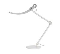 BenQ WiT Lámpara de Escritorio para Lectura Electrónica, protección ocular para lectura, estudio, manualidades, ultrapanorámica, brillante, regulable con 13 modos de color, brazo ajustable, plata