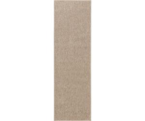 benuta alfombra corredor in & outdoor Iowa Taupe 80x300 cm alfombra salon alfombra de exterior corredor moderno pelo corto estilo escandinavo