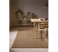 benuta Alfombra de sisal Pure Greta - Crema 120 x 180 cm - 100% sisal - Rectangular & en estilo: cenefa, liso, Natural Living, Scandi Living - Fácil de limpiar para salón dormitorio