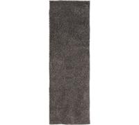 benuta alfombra salon Soho Gris 80x300 cm alfombra de pelo largo alfombra salon corredor antideslizante mullida peluche shaggy suave