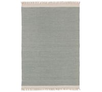 benuta Pure Alfombra Lana Kim - Menta 200x300 cm - Algodón - Rectangular & Estilo: Ikat, Hygge & Cozy, Minimalista - para Salon, Sala de Estar, Dormitorio - Fácil de Limpiar