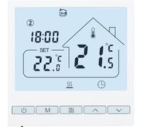 Beok Tuya Termostatos inteligentes de calefacción con Wifi - Termostato inteligente de pared para calefacción eléctrica por suelo radiante Compatible con Alexa, Google 16A TOL47WIFI