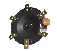 beos Disco de Afinación para Robot Cortacésped para 6 Cuchillas - Disco de Cuchilla Reforzado con Fibra de Vidrio - Worx Landroid L800 & L1000 (a partir de 2020)