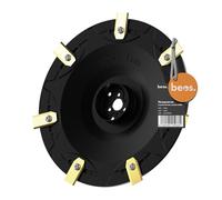 beos®: Disco de cuchillas de ajuste para robots cortacésped, compatible con 7 cuchillas. Compatible con Husqvarna 420-450x|520|550 EPOS (a partir del año de fabricación 2020). Diámetro: 220 mm. No es