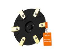 BEOS Robot cortacésped Tuning - Compatible con Gardena Sileno City | Disco de cuchillas reforzado con fibra de vidrio para 6x cuchillas - Ø 142 mm