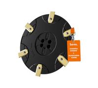 BEOS Robot cortacésped Tuning - Gardena Sileno Minimo|Husqvarna Aspire R4 | Disco de cuchillas para 6 cuchillas - disco de cuchillas reforzado con fibra de vidrio - ⌀ 180 mm