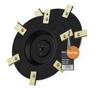 BEOS Robot cortacésped Tuning - LUBA 1|LUBA 2 (hasta el año de Modelo 2024) | 2 discos giratorios reforzados con fibra de vidrio para 6 Cuchillas - Mammotion - Ø 170 mm - Fabricado en Alemania