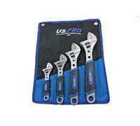 BERGEN Set de 4 llaves inglesas, B1805, 15, 24 cm, 20,32 cm, 25,4 cm, 30,48 cm