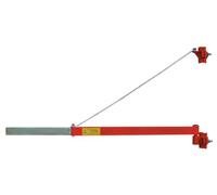 Berger & Schröter - Brazo Giratorio para poleas, Fundas de Cuerda, Capacidad de Carga (con polea), 600 kg (no Incluye polea)