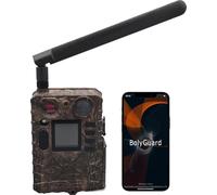 Berger + Schröter GmbH 4G/LTE - Cámara de Caza con Sensor de Movimiento PIR, 2 ledes Negros de 940 NM + LED Blancos, 37 megapíxeles (Sensor CMOS de 4 MP), vídeo 4K, Pantalla TFT de 1,44 Pulgadas