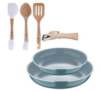 Sartenes ø24ø28cm inducción click&cook y utensilios de cocina