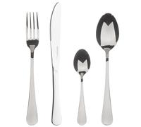 Bergner MUNICH - Juego de Cubiertos de Acero Inoxidable - Cubertería Color elegante Negro - Acabado Brillante - Para Uso Diario
