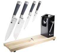 Bergner Pack Jamonero Masterpro y Set 4 Cuchillos De Cocina SAN IGNACIO - Profesional