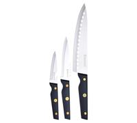 Bergner Juego de cuchillos de cocina Pro Reeco 3 piezas acero inox. mango ABS reciclado