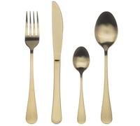 Bergner Q3459 Cuberteria de 24 Piezas en Acero Inoxidable colección Munich Champagne Matt