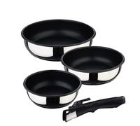 Bergner Set de 3 sartenes Click & Cook ø18 / ø20 / ø24 cm