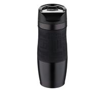 BERGNER Termo Mug, Acero Inoxidable, colección Walking Anywhere Negro, 400 ml
