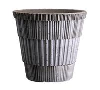 Bergs Potter Maceta con plato Atlas raw Grey. Ø16 cm