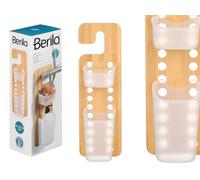 Berilo Estantería Doble Pequeña de Bambú para Colgar