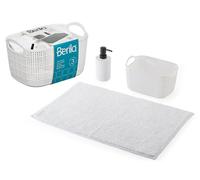 Berilo Set de Baño de 3 Piezas Blanco