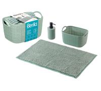Berilo Set de Baño de 3 Piezas Verde