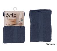 Berilo Toalla Lisa 70x130 Azul Oscuro (Pack de 12)