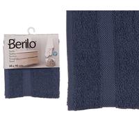 Berilo Toalla Lisa Azul Oscuro 50x90 cm (Pack de 24)
