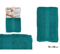 Berilo Toalla Lisa Azul Petróleo 70x130 cm (Pack de 12) extra_attributes.gramaje: 400g