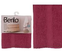 Berilo Toalla Lisa Granate 50x90 cm (Pack de 24)