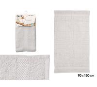 Berilo Toalla Lisa Gris Claro 90x150 cm (Pack de 12) extra_attributes.gramaje: 400 g
