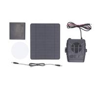berjalan Calentador de panel solar portátil de 12 V 20 W para acampar al aire libre, coche y mascotas, calefacción eficiente