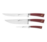 Berkel Elegance Red Chef-Set de 3 piezas en color rojo y plata de acero inoxidable. Skus: B1CDRD2WJA