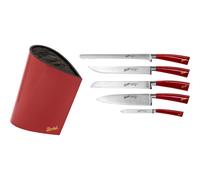 Berkel Elegance Set de 5 cuchillos con bloque blanco/plata